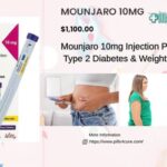 Mounjaro 10mg KwikPen injection for type 2 diabetes and weight loss with product box and pen displayed