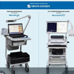Nihon Kohden Neurofax EEG machine system in clinical diagnostic setup