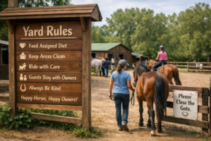 How to Create Clear Yard Rules That Keep Owners and Horses Happy