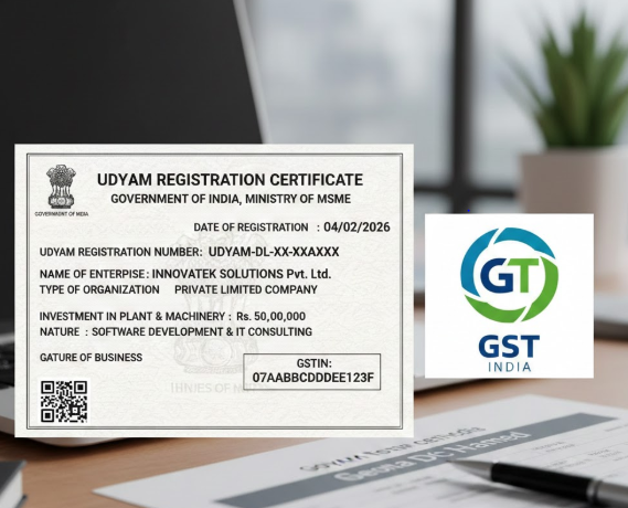udyam registration with GST