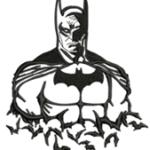 Batman Embroidery Logo