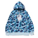 Abc Camo By Bathing Ape Pullover Hoodie Blue