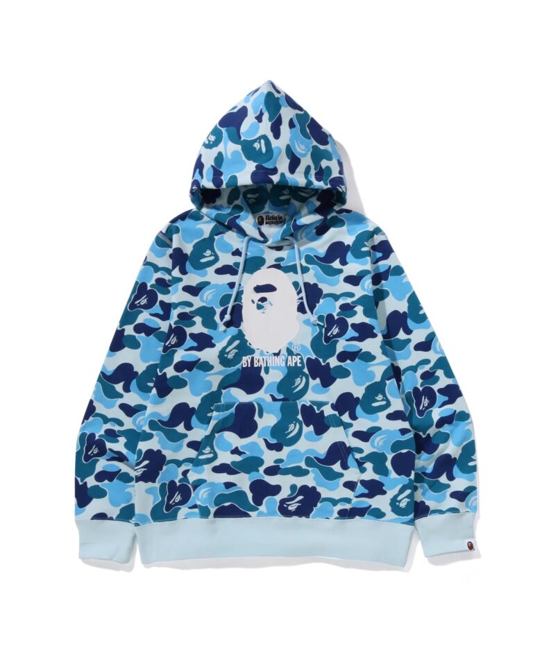 Abc Camo By Bathing Ape Pullover Hoodie Blue