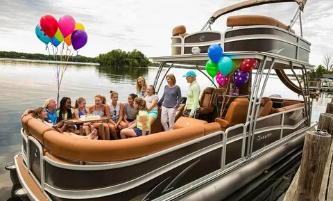 Birthday Pontoon Boat Rental