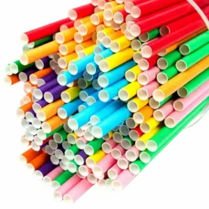 Customized paper straws