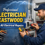 Eastwood electrician at work with tools