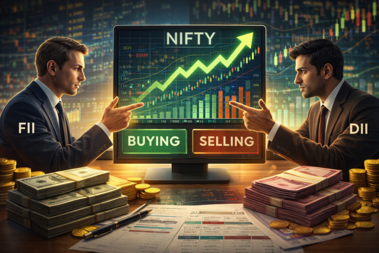 FII Buying vs DII Selling: What It Means for Nifty