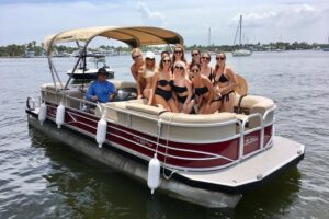 Group pontoon boat rental