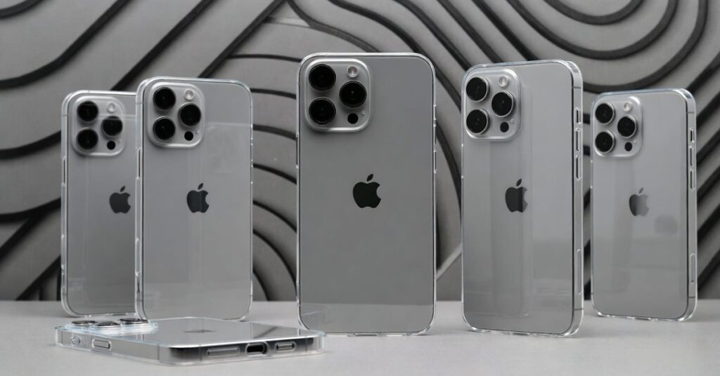 anti yellow clear case