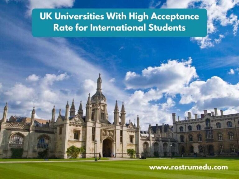 UK universities with high acceptance rate