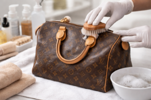 Louis Vuitton bag cleaning