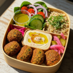 Meal-Prep Falafel Bento Box Idea
