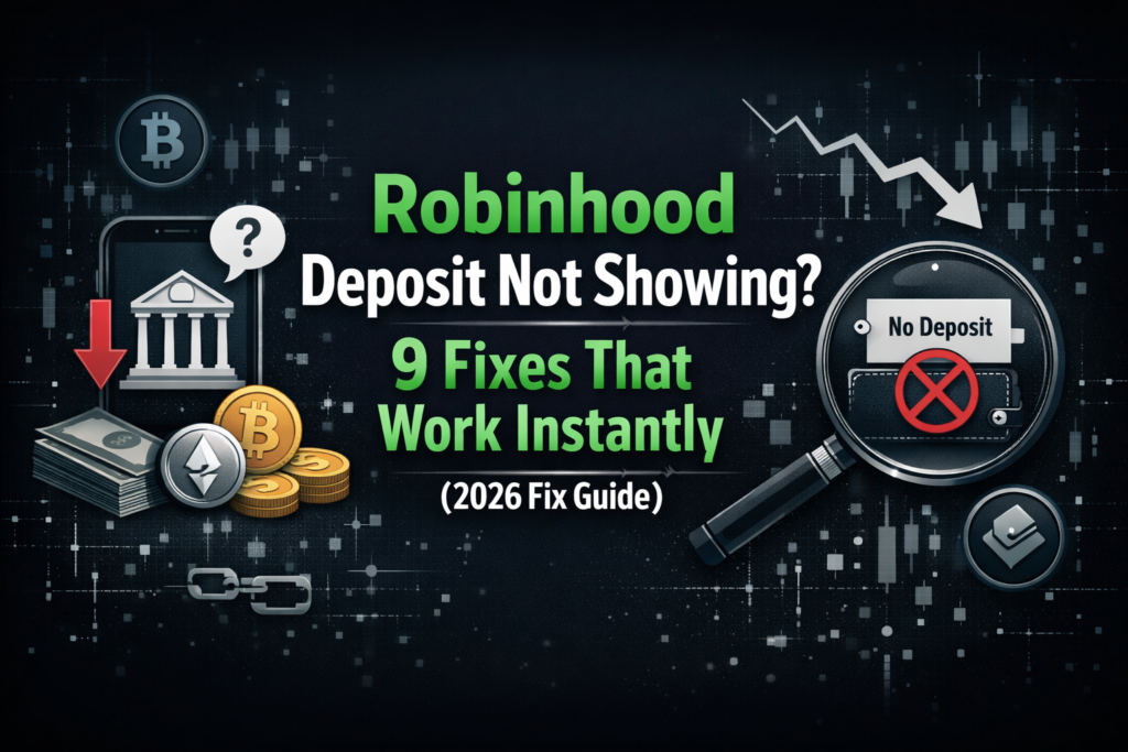Robinhood Deposit Not Showing