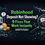Robinhood Deposit Not Showing