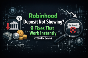 Robinhood Deposit Not Showing