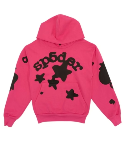 Sp5der Beluga Hoodie Pink