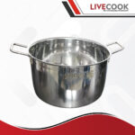 Steel Patila For Induction by live cook with durable stainless steel body and strong induction base