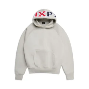 6PM COLLEGE LETTER HOODIE SMOKE GREY