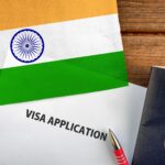 Visa,Application,Form,,Passport,And,Flag,Of,India