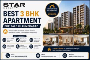 Best 3 BHK Apartment for Sale in Ahmedabad Star Realty India