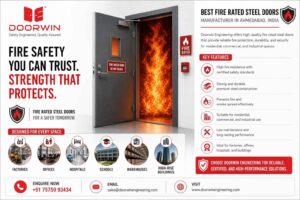 Best Fire Rated Steel Doors Manufacturer in Ahmedabad, India Doorwin Engineering