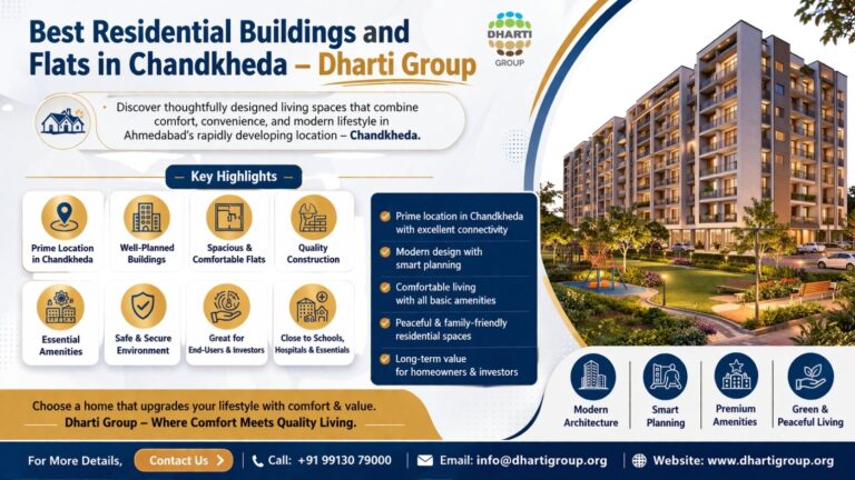 Best Residential Buildings and Flats in Chandkheda – Dharti Group