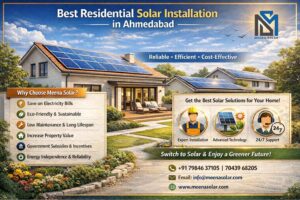 Best Residential Solar Installation in Ahmedabad – Meena Solar