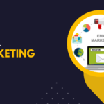 Black & Yellow Digital Marketing Facebook Cover