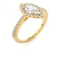 cushion cut halo engagement rings