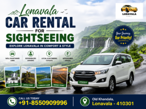 Lonavala Car Rental for Sightseeing