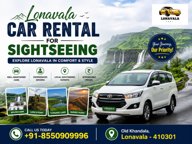 Lonavala Car Rental for Sightseeing