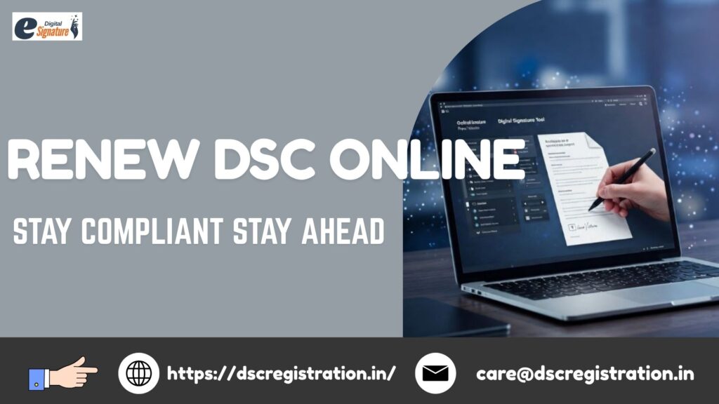 How to Renew DSC Online In India