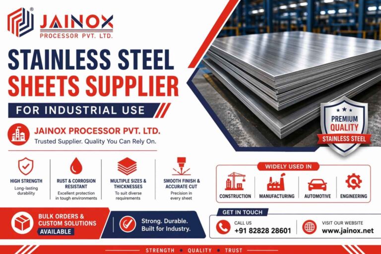 Stainless Steel Sheets Supplier for Industrial Use - Jainox Engineering