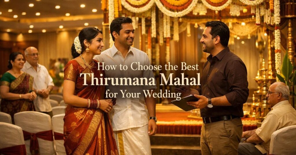 How to Choose the Best Thirumana Mahal for Your Wedding