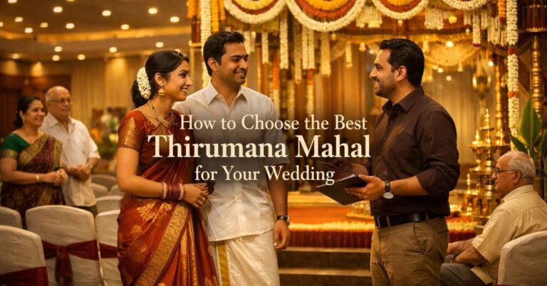 How to Choose the Best Thirumana Mahal for Your Wedding
