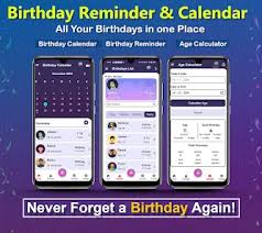 never forget birthdays app