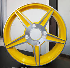 E Rickshaw Alloy Wheels made with aluminum for high performance and load capacity