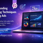 Creative variations of iGaming ads used in A/B testing experiments