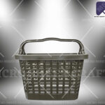 Stainless steel shopping basket