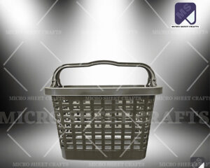 Stainless steel shopping basket