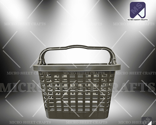 Stainless steel shopping basket