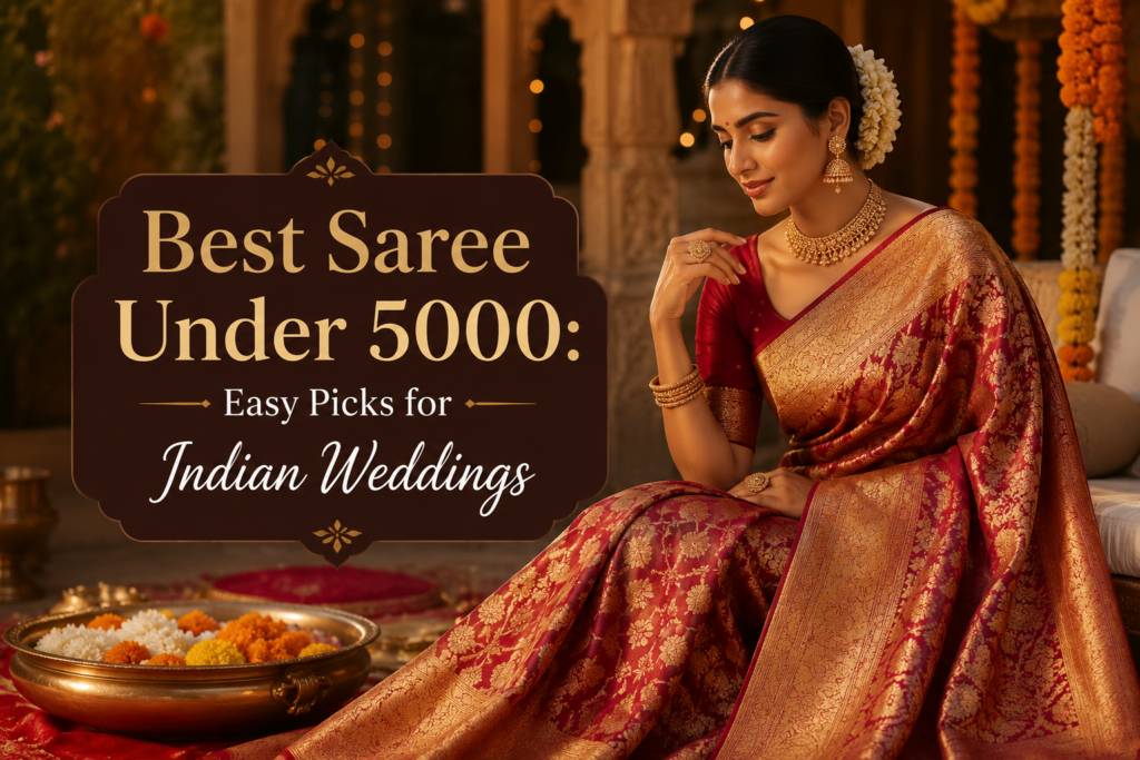 Best Sarees Under 5000 by Celebrity Drapes