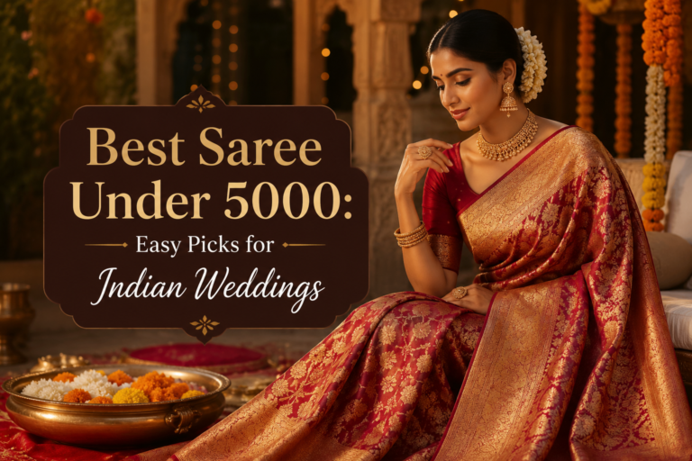 Best Sarees Under 5000 by Celebrity Drapes