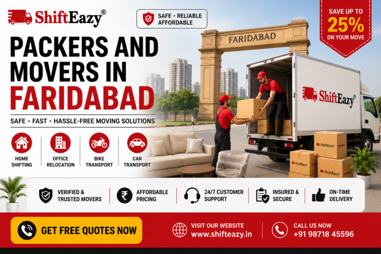 Packers And Movers In Faridabad