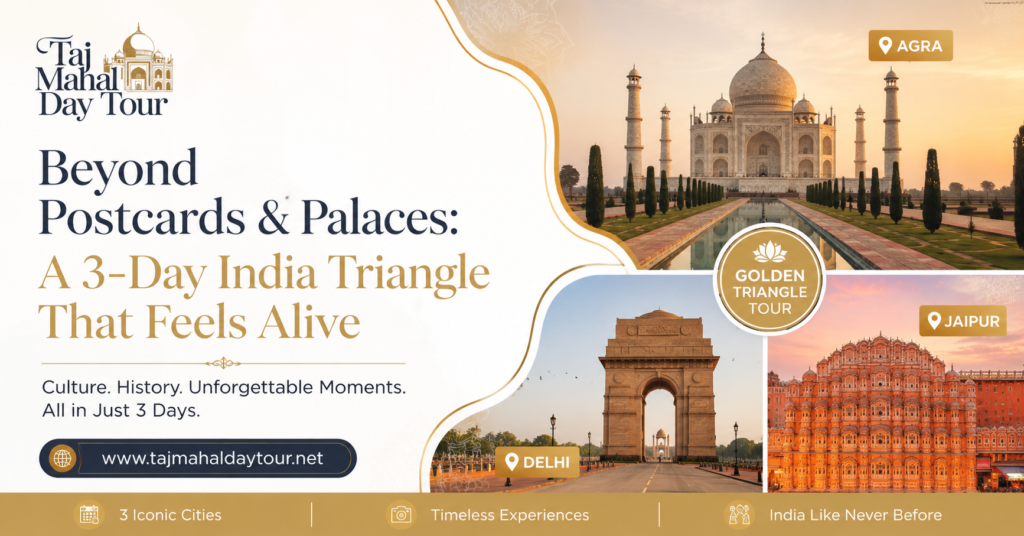 Beyond Postcards and Palaces: A 3-Day India Triangle That Feels Alive