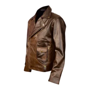 Leather Bomber Jacket Men