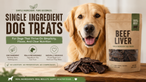 Single ingredient dog treats delight