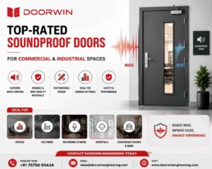 Top-Rated Soundproof Doors for Commercial and industrial Spaces - Doorwin Engineering