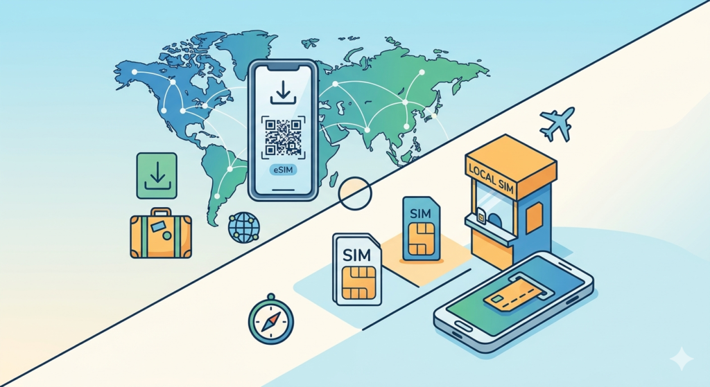 eSIM or Local SIM; Which Is Best for Your Next International Trip