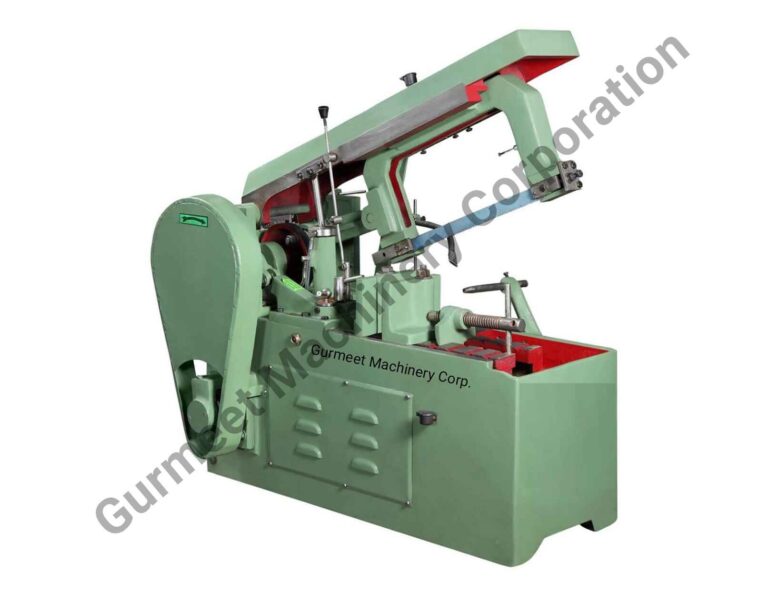 “Heavy-duty power hacksaw machine designed by leading Power Hacksaw Machine Manufacturers for precise metal cutting in industrial workshops.”